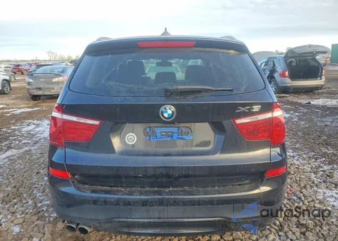 2015 BMW X3 xDrive28I from USA, damaged, VIN 5UXWX9C55F0D60456